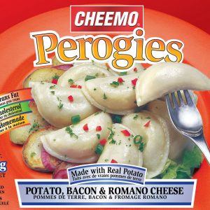 Cheemo Potato, Bacon & Romano Cheese Perogies