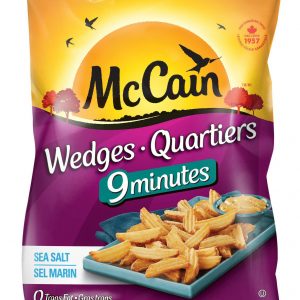 McCain 9 Minute Sea Salt Crinkle Cut Potato Wedges