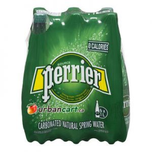 Carbonated natural spring water