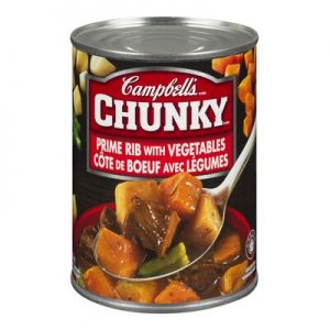 CAMPBELL'S - Prime rib with vegetables soup, Chunky