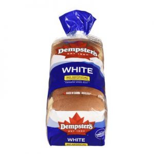 Soft white sliced bread